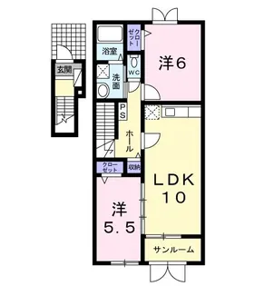 プレアデスI【2階】の間取り