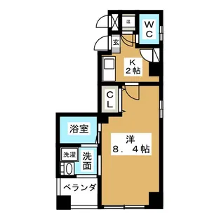 サニーコート東桜【4階】の間取り