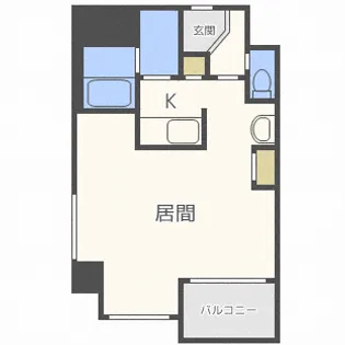 ル・コンフォルト【5階】の間取り