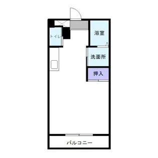 アリシア・イン・清水【2階】の間取り
