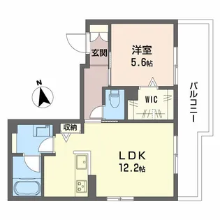 ブルーハート7【3階】の間取り