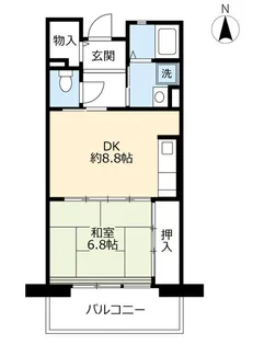URパークタウン西武庫【1階】の間取り