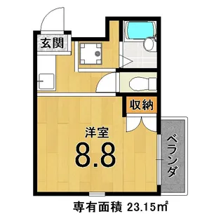 Heim光陽【5階】の間取り