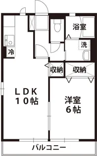ベルメゾンB【1階】の間取り