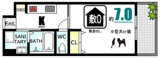 ORIENT BLD NO.125【19階】の間取り