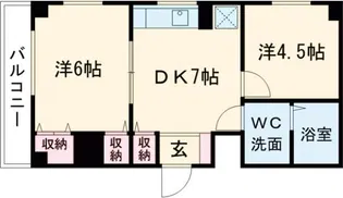 シンフォニックガーデン駅西【3階】の間取り