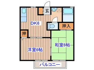 KOZUVillageB【2階】の間取り