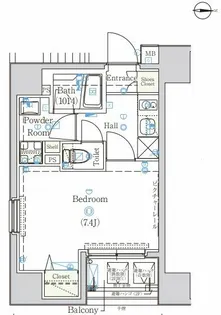 HY’s 上野入谷【4階】の間取り