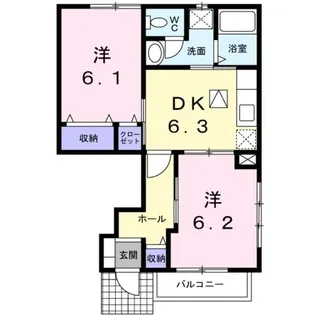 O&Kレジデンス A【1階】の間取り