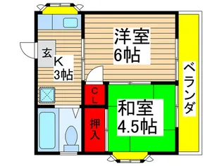 オリエント志木【2階】の間取り