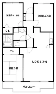 オークビレッジ 1号棟【4階】の間取り