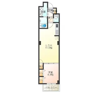 アマポーラみさき【2階】の間取り