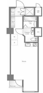 いづみハイツニュー茅場町【7階】の間取り