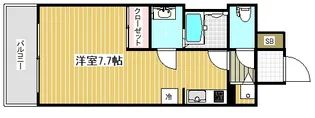 アスヴェル兵庫駅前【3階】の間取り