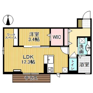 エル メゾン【1階】の間取り