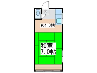 高砂マンション【1階】の間取り