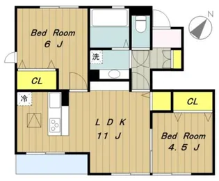 ヌサドゥア【1階】の間取り