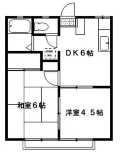 エステートピアサンマーチ【2階】の間取り