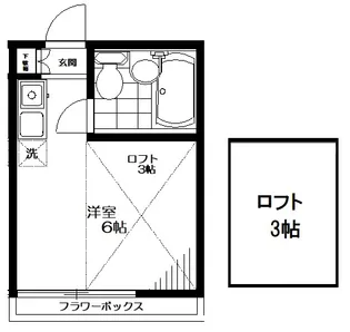 メゾンド・モナーク【2階】の間取り