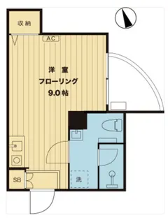 サザンパレス代田【3階】の間取り