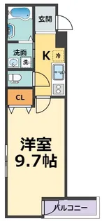 フジパレス武庫川公園【1階】の間取り
