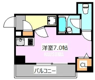 ローレル新町【5階】の間取り