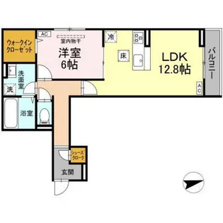 D Paina Egawa I【1階】の間取り