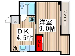第一田中マンション【4階】の間取り