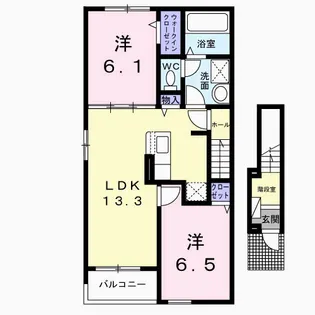 グラン ビレッジ ウー IV【2階】の間取り