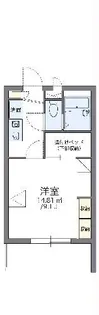 レオパレスボンジュール【1階】の間取り