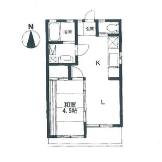 サニーハイツ【2階】の間取り