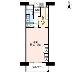 UR酉島リバーサイドヒルなぎさ街【3階】の間取り