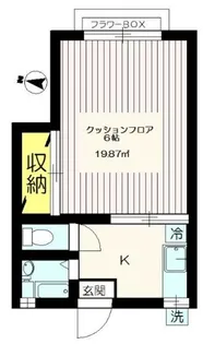 コーポリナ【1階】の間取り