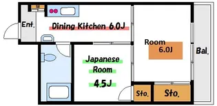 土清ビル【3階】の間取り