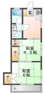 国分寺ハイメント【2階】の間取り