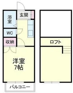 ビバリーハウス早出【1階】の間取り