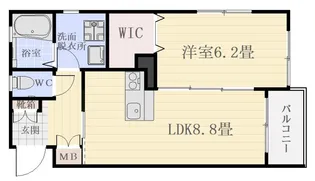 レスタージュII【2階】の間取り