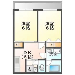 サンパーム志布志【6階】の間取り