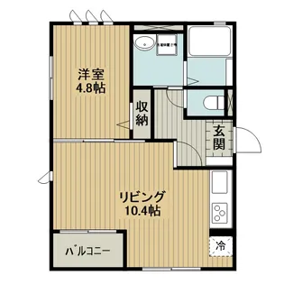 シャルムII【1階】の間取り