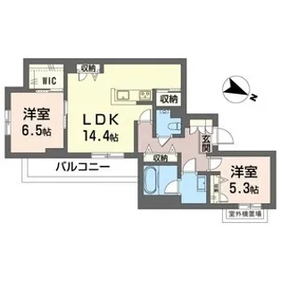 フォレスト【2階】の間取り
