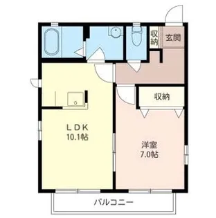 ラルジュ鎌倉【2階】の間取り