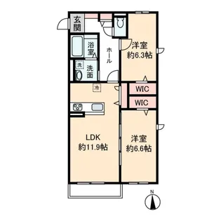 Pianura【2階】の間取り
