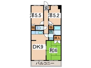アルカサ-ル【3階】の間取り