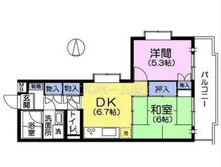 メゾンド大泉【3階】の間取り