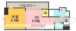 リード中央町【2階】の間取り