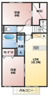 Grand Winds Tsukuba I【2階】の間取り