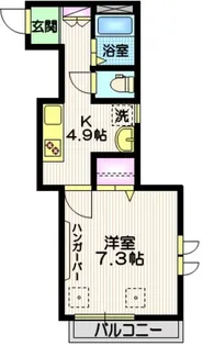 ジュネス池尻【3階】の間取り
