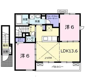 ラフレシールIII【2階】の間取り