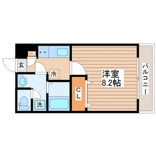 アリュール通町【3階】の間取り