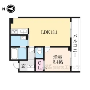 セイキンズコート【1階】の間取り